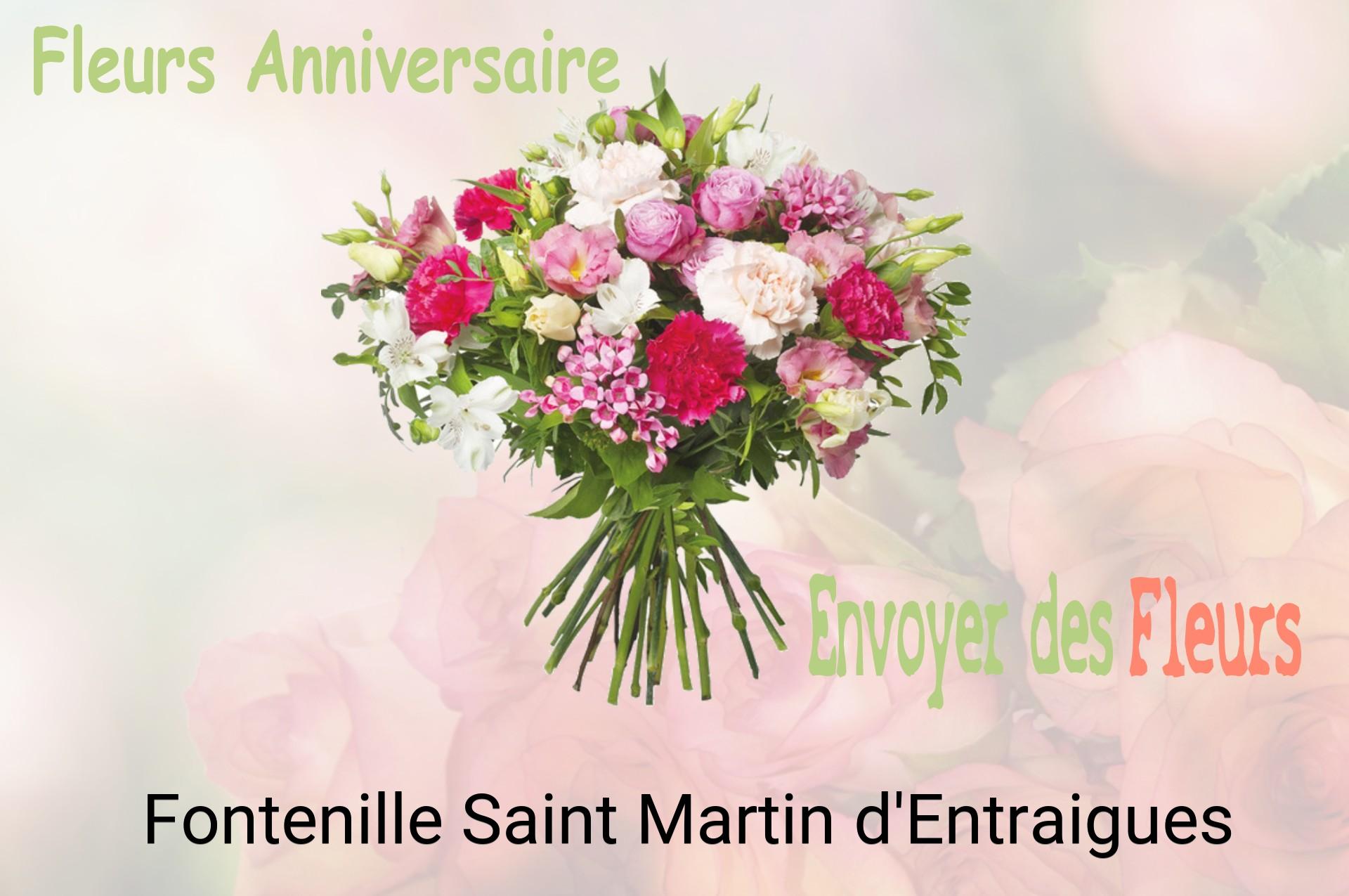 Bouquet de fleurs d’anniversaire livré à Fontenille-Saint-Martin-d'Entraigues