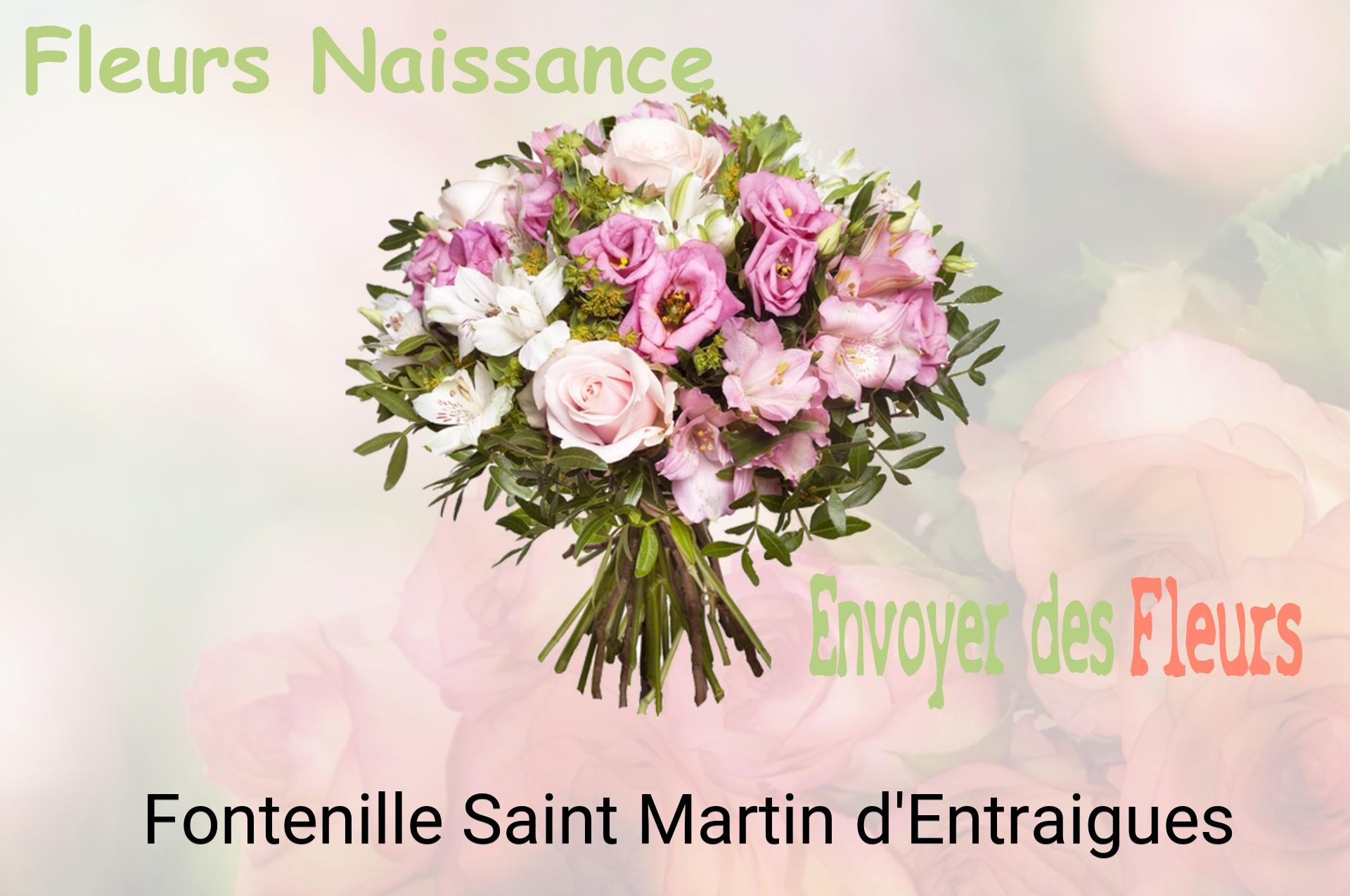 Bouquet de fleurs de naissance livré à Fontenille-Saint-Martin-d'Entraigues