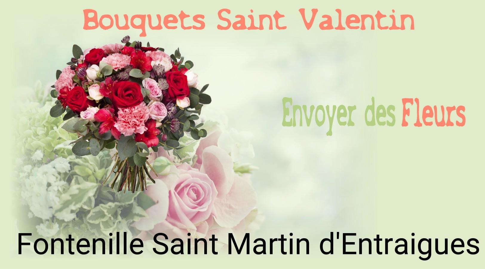 Roses de Saint-Valentin livrées à Fontenille-Saint-Martin-d'Entraigues
